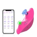 VIBRADOR DE CALCINHA 9 MODOS DE PULSAÇÃO CONTROLE VIA APP - SI 7865