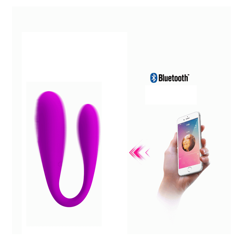 VIBRADOR RECARREGÁVEL PARA CASAIS CONTROLADO VIA BLUETOOTH – BI-014582HP