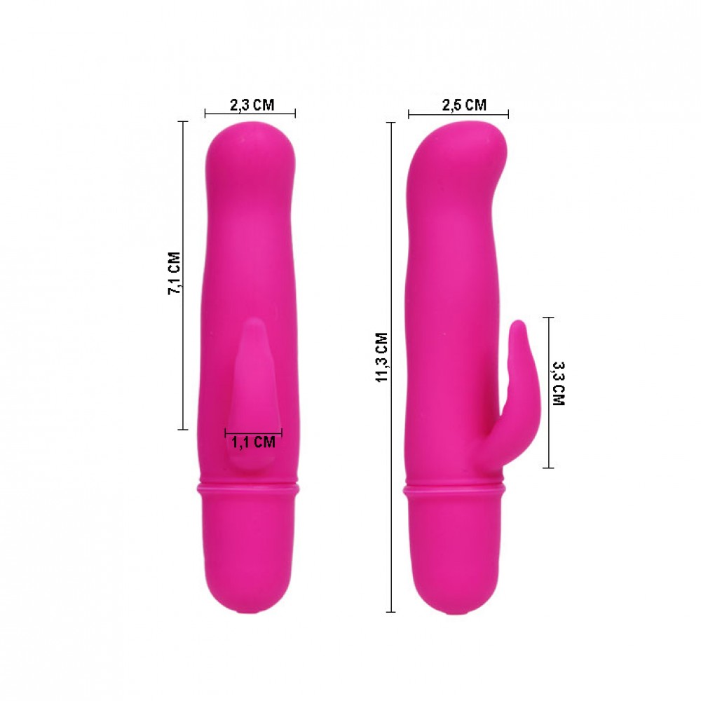 VIBRADOR PONTO G COM ESTIMULADOR CLITORIANO E 10 MODOS DE VIBRAÇÃO - MV016A