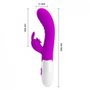 VIBRADOR COM ESTIMULADOR DO CLITÓRIS, PONTO G E ESTIMUALDOR SEXO ORAL COM LÍNGUA - PG089