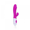 VIBRADOR COM ESTIMULADOR CLITORIANO E PONTO G COM 10 MODOS DE VIBRAÇÃO - VB054