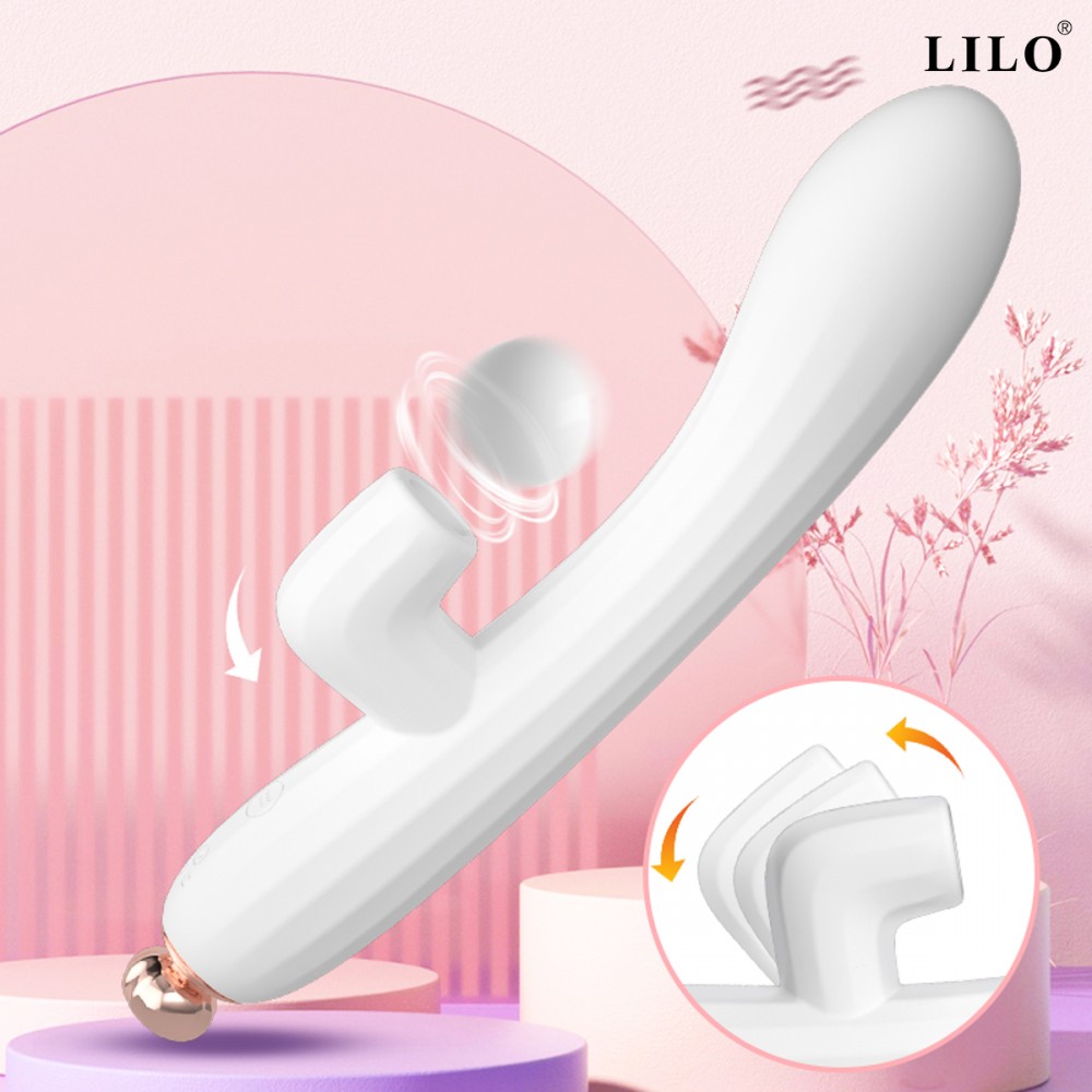 VIBRADOR DE PONTO G E CLITÓRIS COM PULSAÇÃO RECARREGÁVEL - IMPORTAÇÃO PG110