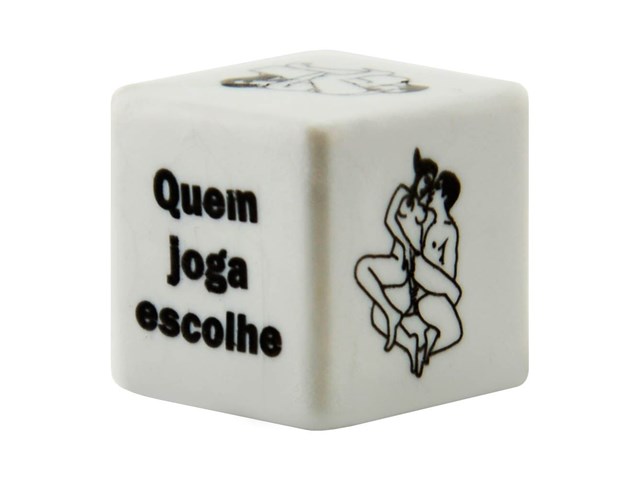 DADO CHAVEIRO JOGO DO PRAZER 1 UNIDADE - DIVERSÃO AO CUBO