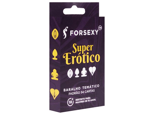 BARALHO SUPER ERÓTICO 54 CARTAS - FORSEXY