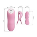 VIBRADOR DE MAMILO CHOQUE ELÉTRICO PARA MULHERES, GRAMPOS - BI014648