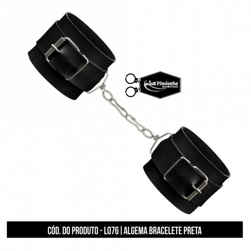 ALGEMAS BRACELETE PRETA - LA PIMIENTA L076