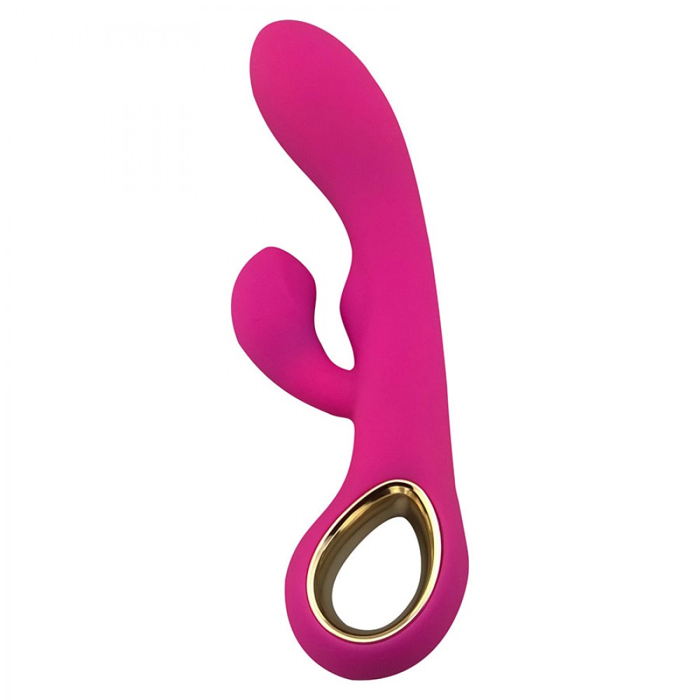 VIBRADOR RECARREGÁVEL E ESTIMULADOR PONTO G - LEALSO LY002