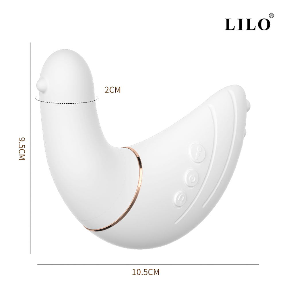 VIBRATOR WE LOVE COM DUAS PONTAS E 10 MODOS DE VIBRAÇÃO - LILO ES034