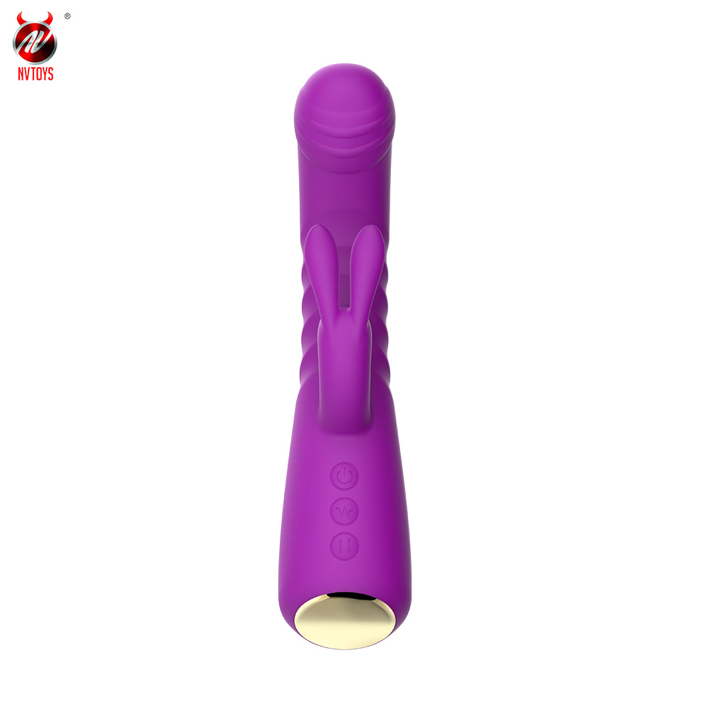 RABBIT VIBRADOR E ESTIMULADOR COM 7 MODOS DE VIBRAÇÃO E VAI E VEM - RT036