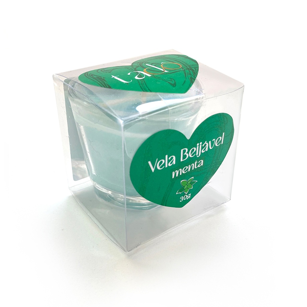 VELA AROMÁTICA BEIJÁVEL PARA MASSAGEM MENTA TADÔ 30G - FLOTTER