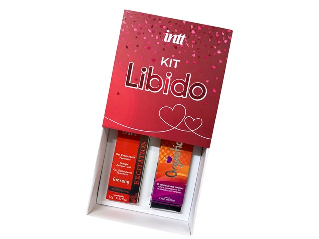 KIT LIBIDO CONTÉM 1 ORGASTIC 17ML 1 EXCITATION 17G - INTT