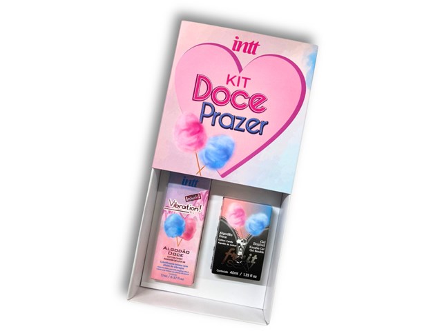 KIT DOCE PRAZER CONTÉM 1 FRUIT 40ML E 1 VIBRATION 17ML - INTT