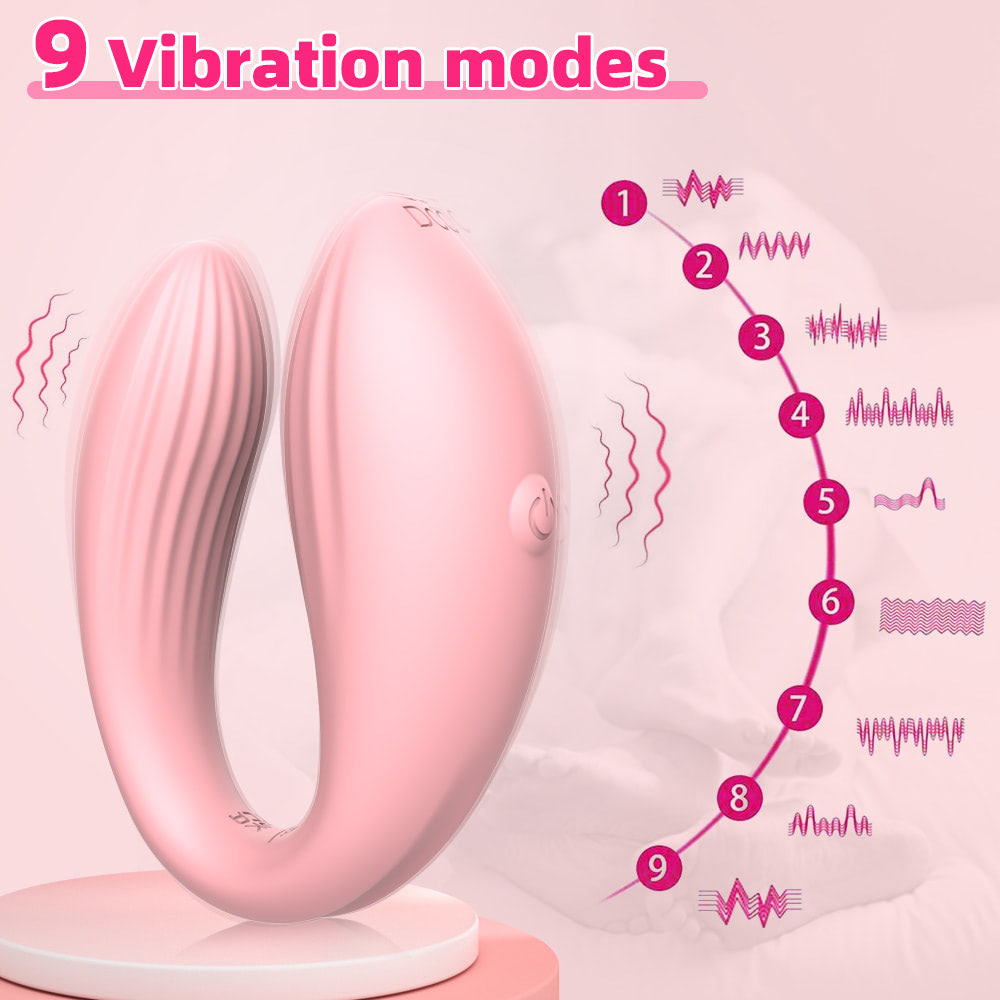 VIBRADOR DE CASAL COM 10 MODOS DE VIBRAÇÃO COM CONTROLE VIA APLICATIVO - IMPORTAÇÃO CD046