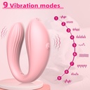 VIBRADOR DE CASAL COM 10 MODOS DE VIBRAÇÃO COM CONTROLE VIA APLICATIVO - IMPORTAÇÃO CD046