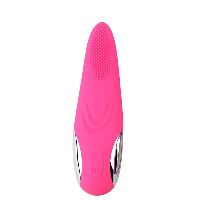 VIBRADOR EM FORMATO DE LÍNGUA COM CERDAS MASSAGEADORAS SOBE E DESCE - 180306