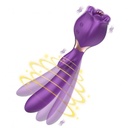 VIBRADOR DOIS EM UM ESTIMULA O PONTO G, COM FUNÇÃO ROTATIVA E O CLITÓRIS COM PONTA VIBRATÓRIA IMPORTAÇÃO - PG138