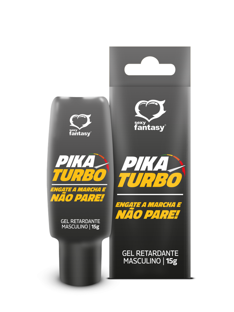 PIKA TURBO GEL RETARDANTE MASCULINO 15G - SEXY FANTASY