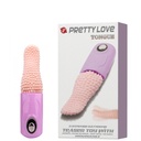 ESTIMULADOR FORMATO LÍNGUA COM 3 MODOS DE VIBRAÇÃO E ROTAÇÃO - PRETTY LOVE TONGUE BI014111-2C