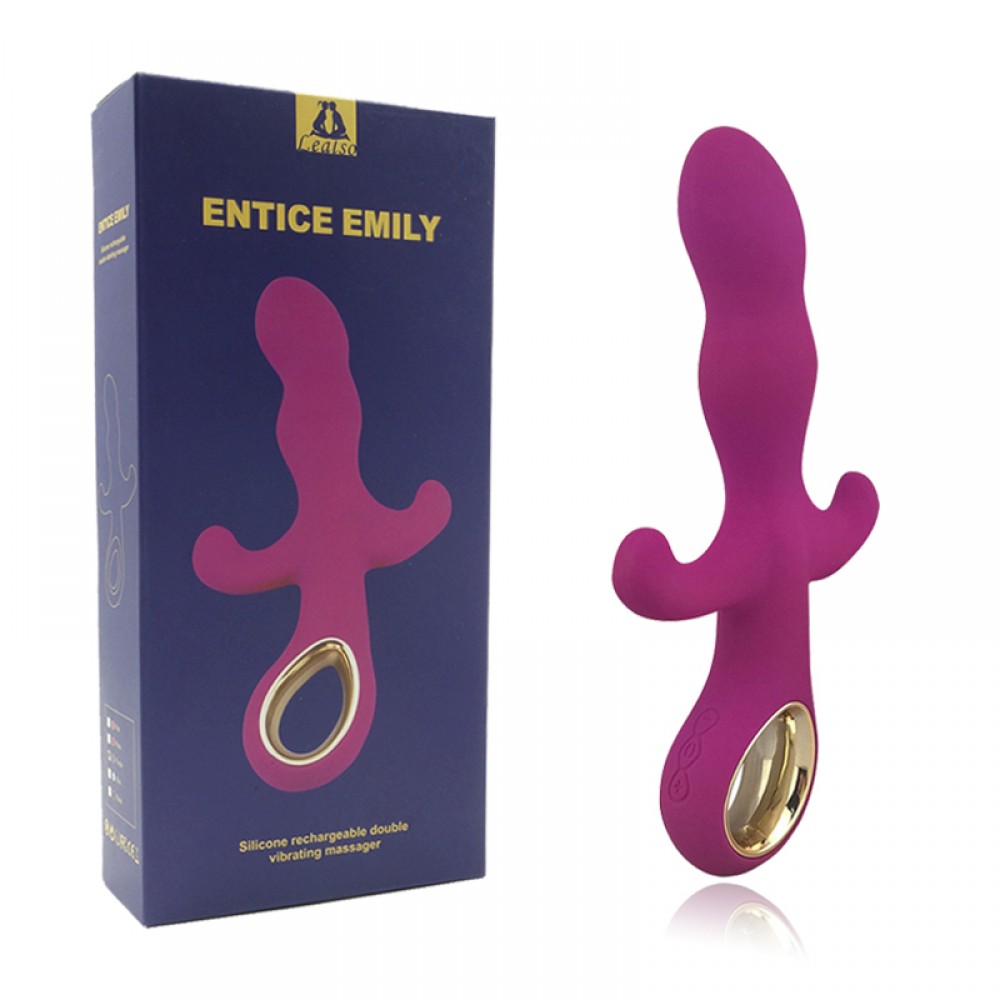 VIBRADOR DE LUXO RECARREGÁVEL EMILY - LEALSO  LY005