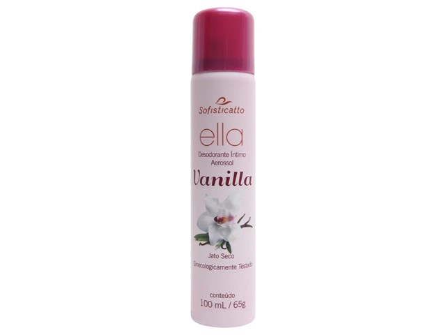 VANILLA DESODORANTE ÍNTIMO FEMININO AEROSSOL 100ML - SOFISTICATTO