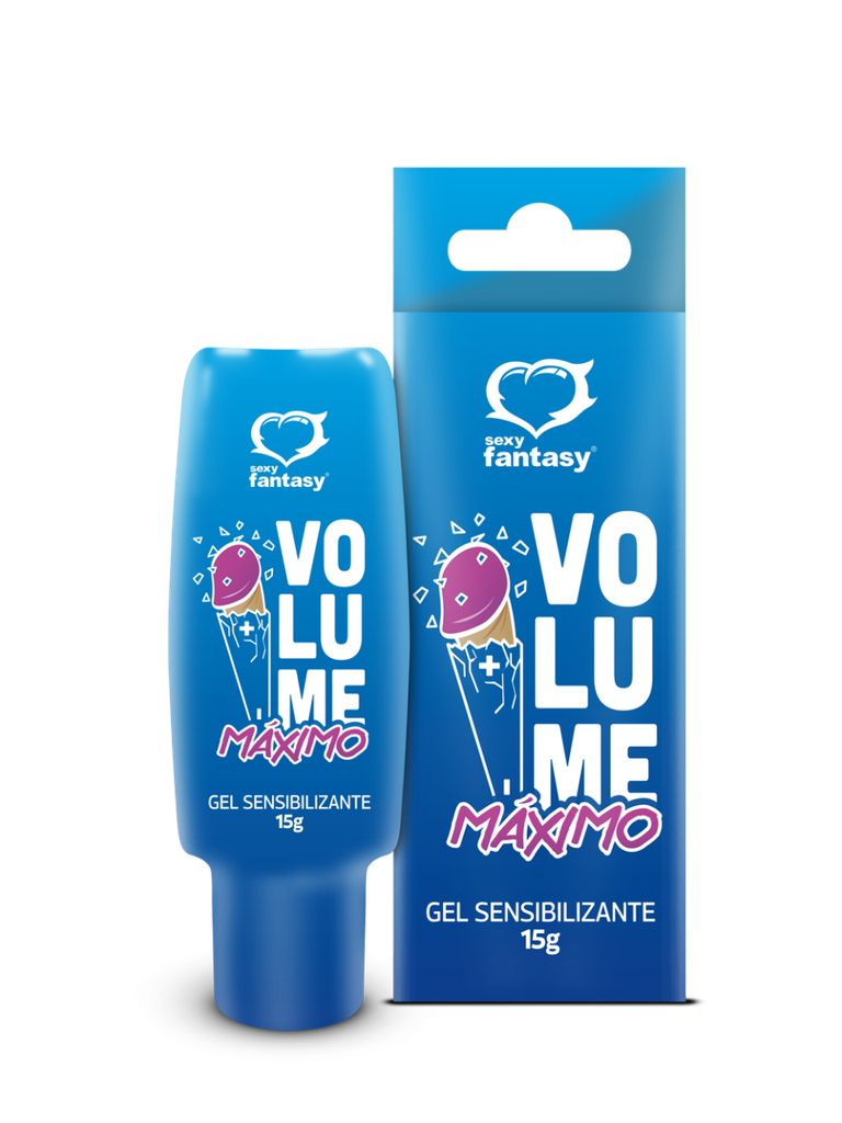 VOLUME MÁXIMO GEL SENSIBILIZANTE 15G - SEXY FANTASY