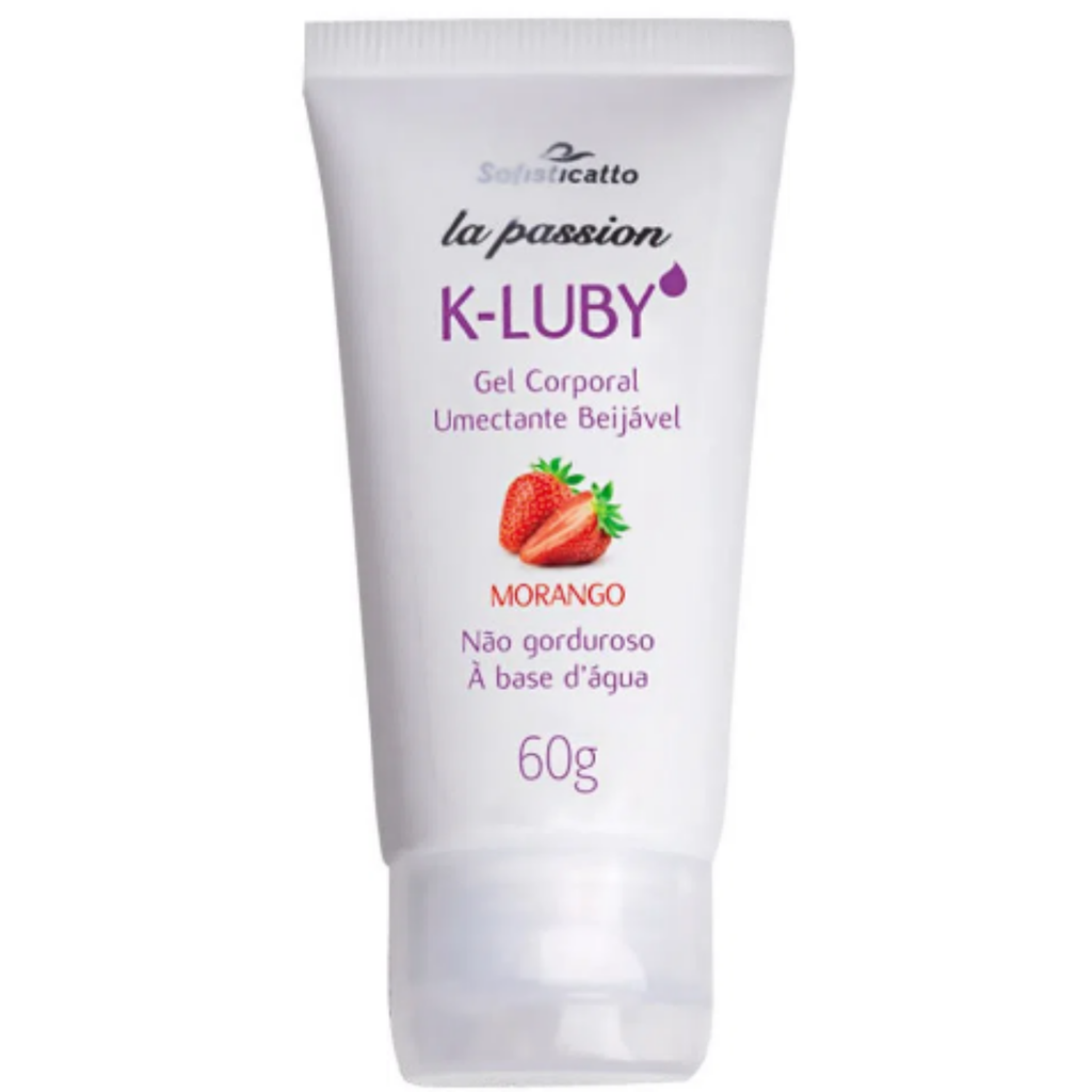 K-LUBY GEL UMECTANTE MORANGO À BASE D' ÁGUA 60G - SOFISTICATTO