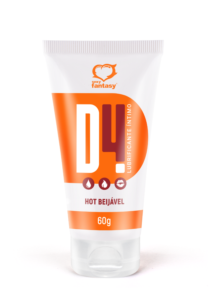 D4 LUBRIFICANTE HOT 60G - SEXY FANTASY