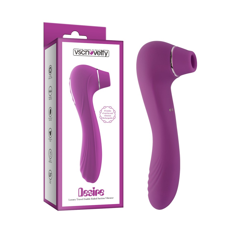 VIBRADOR 2 EM 1 COM 10 MODOS DE VIBRAÇÃO - SU033