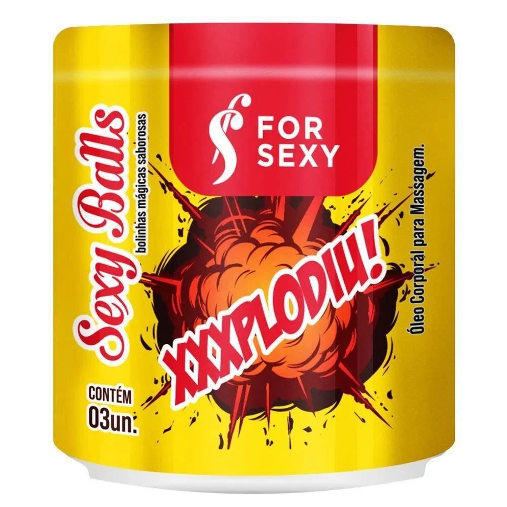 SEXY BALLS XXXPLODIU! 3 UNIDADES - FORSEXY