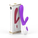 VIBRADOR COM ESTIMULADOR DE CLITÓRIS E PONTO G COM 12 MODOS DE VIBRAÇÃO - PG093