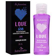 LOVE ICE UVA GEL COMESTÍVEL SENSAÇÃO GELADA 35ML - SOFISTICATTO