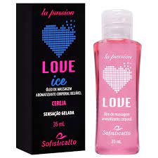 LOVE ICE CEREJA GEL COMESTÍVEL SENSAÇÃO GELADA 35ML - SOFISTICATTO