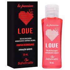 LOVE FRUTAS VERMELHAS GEL COMESTÍVEL SENSAÇÃO QUENTE 35ML - SOFISTICATTO