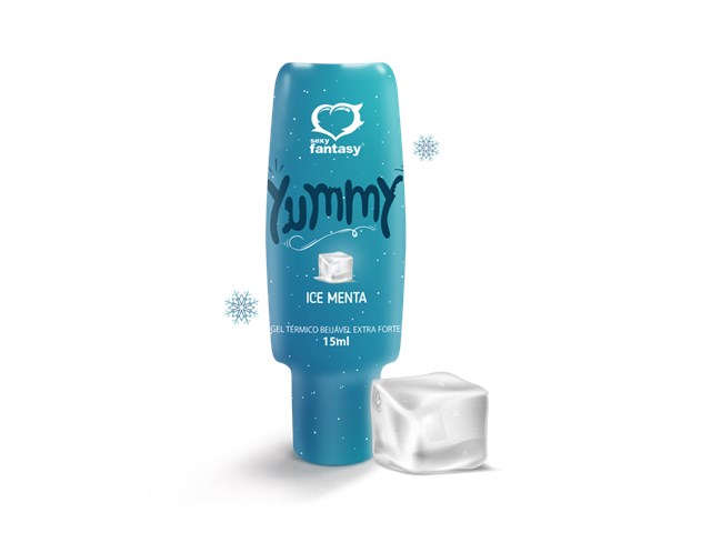 YUMMY ICE MENTA GEL COMESTÍVEL 15ML - SEXY FANTASY