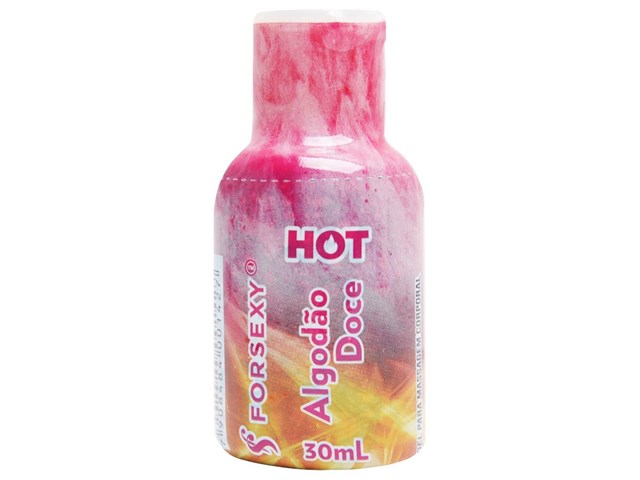 ALGODÃO DOCE HOT GEL COMESTÍVEL 30ML - FORSEXY