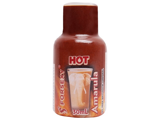 AMARULA HOT GEL COMESTÍVEL 30ML - FORSEXY