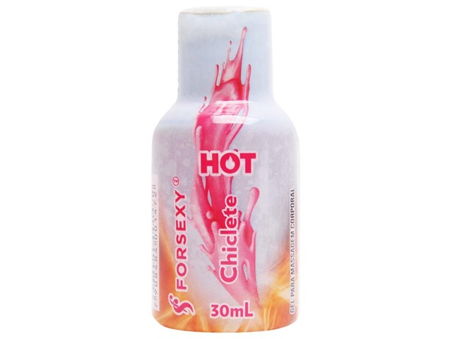 CHICLETE HOT GEL COMESTÍVEL 30ML - FORSEXY