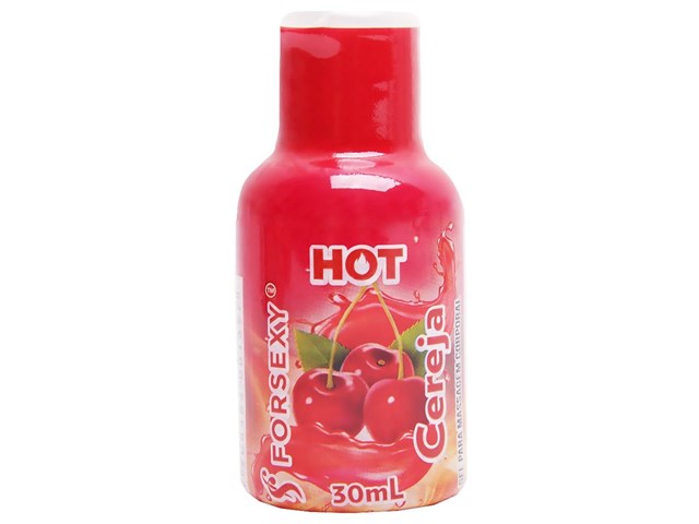 CEREJA HOT GEL COMESTÍVEL 30ML - FORSEXY