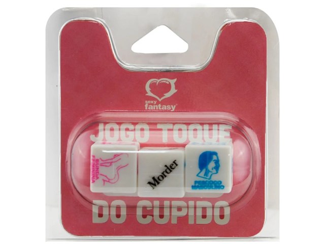 DADO JOGO TOQUE DO CUPIDO 3 UNIDADES - SEXY FANTASY BR008