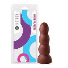 PLUG ESCALONADO CHOCOLATE 15,5 X 5 CM SOULSEX - SSP004CH