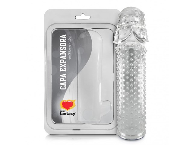 CAPA EXPANSORA EM SILICONE 16CM - SEXY FANTASY 702