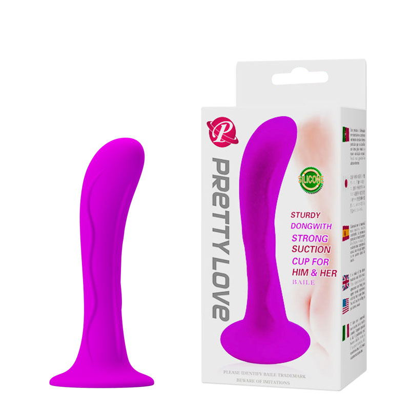 PLUG EM SILICONE COM VENTOSA - PRETTY LOVE 014160