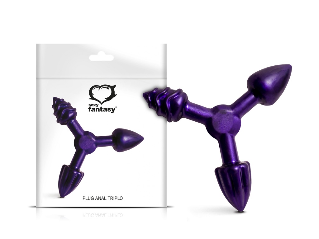 PLUG ANAL TRIPLO - SEXY FANTASY EL011