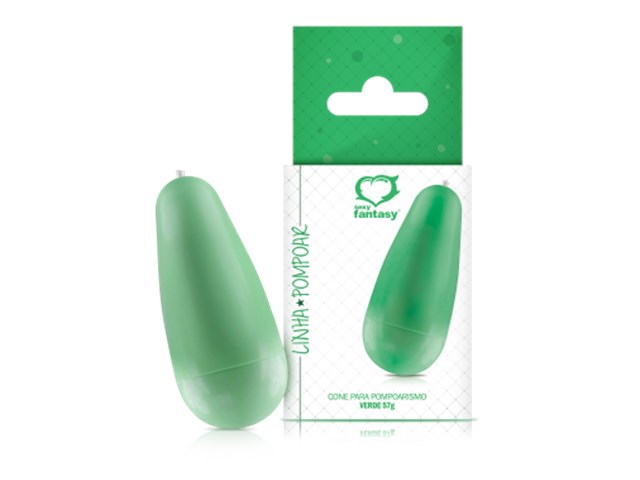 CONE PARA POMPOARISMO VERDE 57G - SEXY FANTASY 174