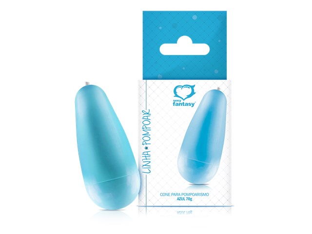 CONE PARA POMPOARISMO AZUL 70G - SEXY FANTASY 175