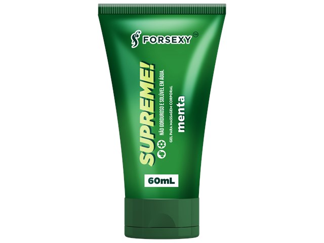 LUBRIFICANTE SUPREME MENTA 60ML - FORSEXY