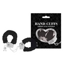 ALGEMA DE METAL COM PELÚCIA PRETA HAND CUFFS - YOUVIBE AL001P