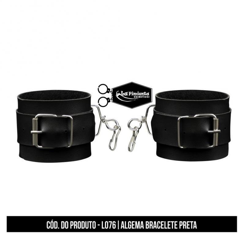 ALGEMAS BRACELETE PRETA - LA PIMIENTA L076