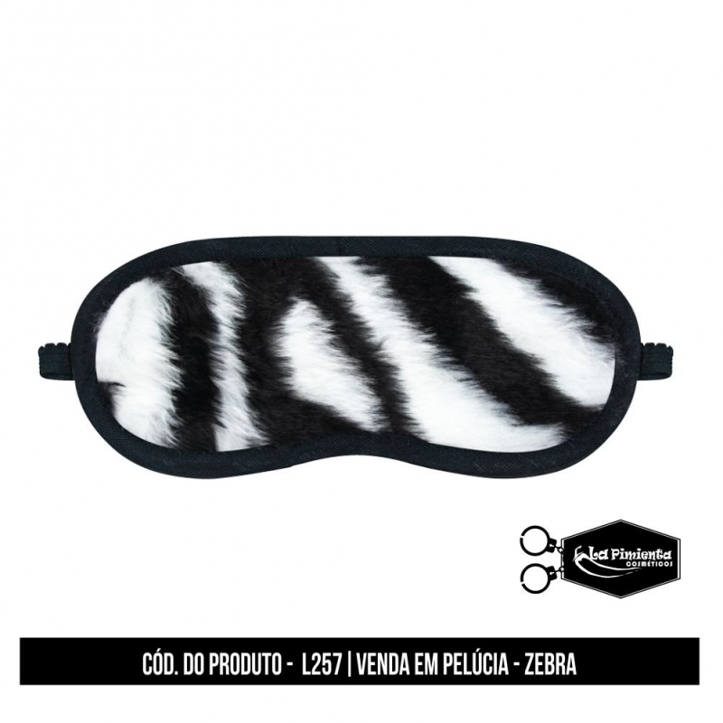 VENDA EM PELÚCIA ZEBRA - LA PIMIENTA L257