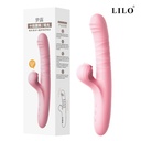 VIBRADOR PONTO G E CLITÓRIS COM 10 MODOS DE VIBRAÇÃO E PULSAÇÃO - LILO PG146